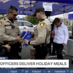 Las Vegas police, others provide Thanksgiving meals to 500 families